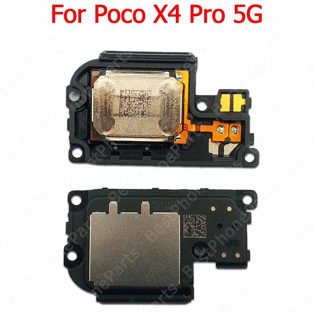 Loudspeaker For Xiaomi Poco X4 GT X5 X6 Pro 5G X2 X3 NFC Loud Speaker Buzzer Ringer Sound Module Spare Parts