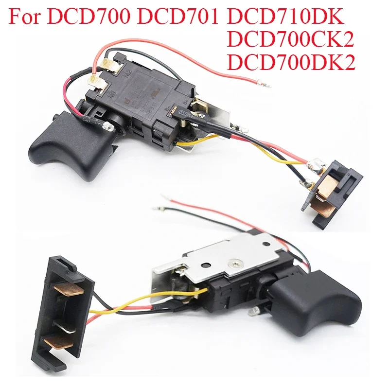 DCD710 DC Motor Shell Box Control Switch Charger Clamping Chuck For DeWalt 12V 10.8V DCD700 DCD701 Accessory Fittings Parts