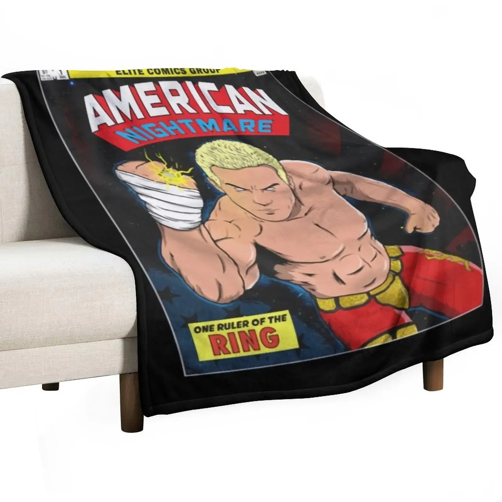 

Wresting Wrestler Comic Art Classic Throw Blanket Multi-Purpose Baby Luxury Thermal Blankets