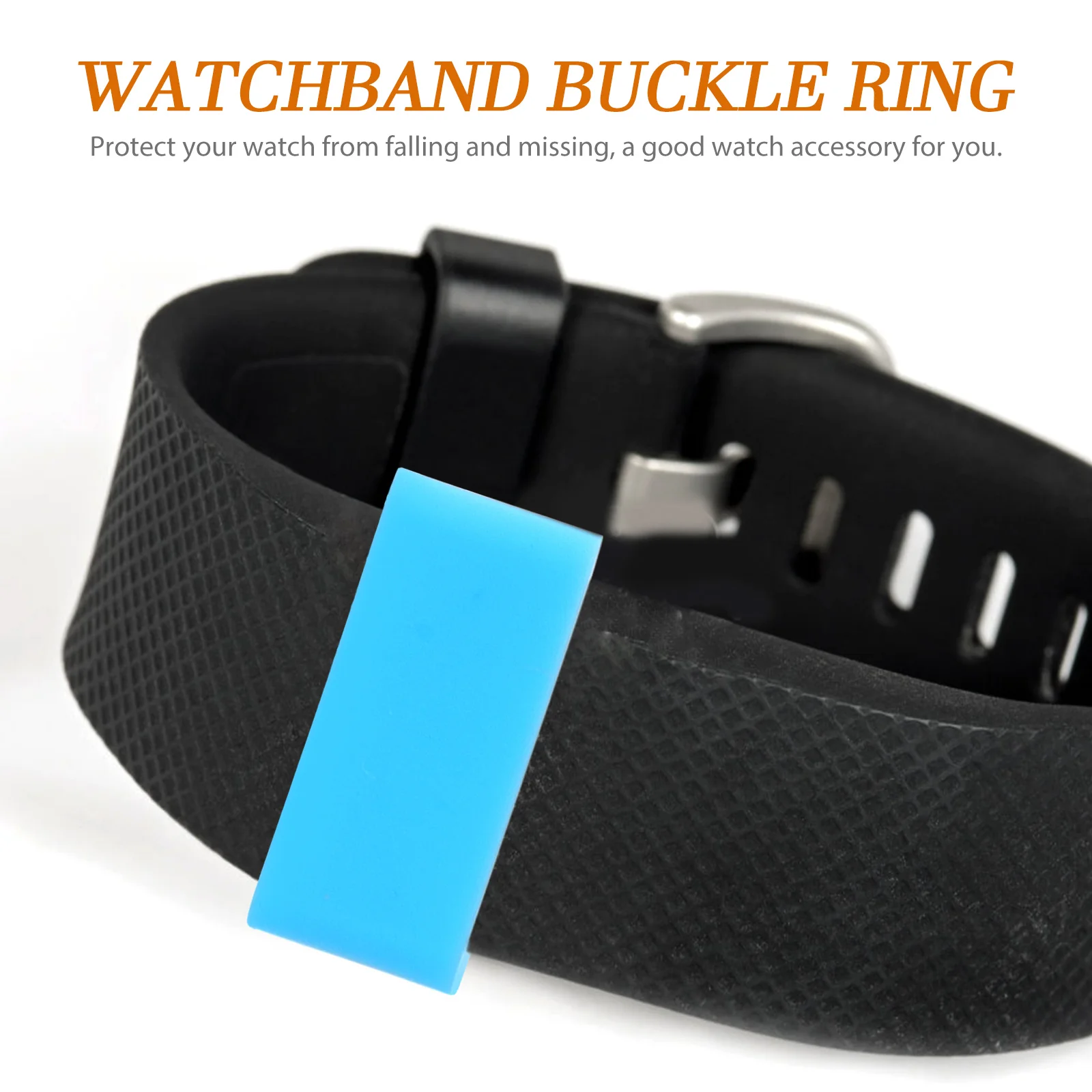 

8 Pcs Rings Anti-fall Buckle Loop Keeper Accessories Watch Band Supplies Holder