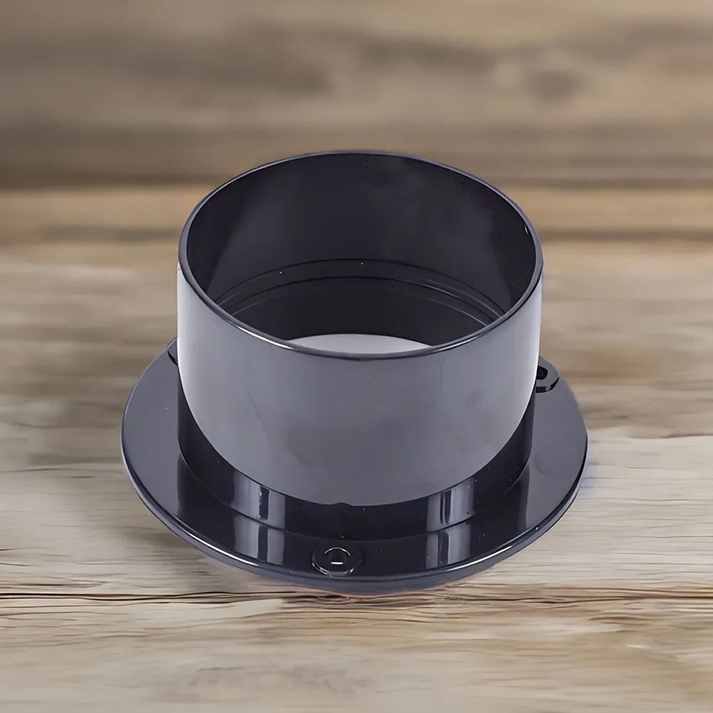 75mm ABS Straight Pipe Flange for Ventilation Ducting Connector Exhaust Pipe Connector for Secure Pipe End Connections