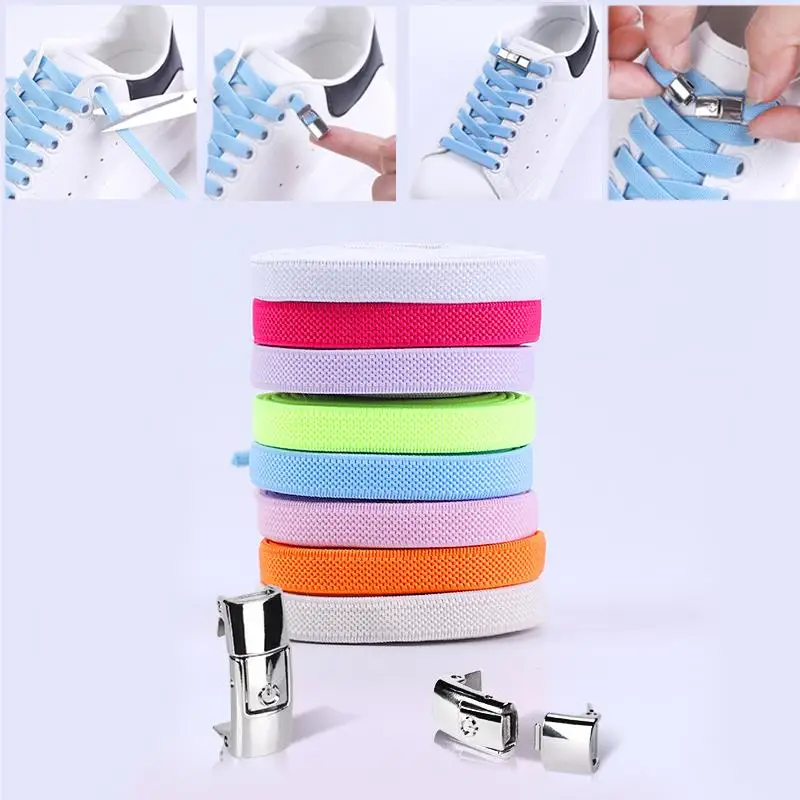 

Colorful Shoe Tie Cute Shoes Laces Useful Accessories Fashion Protable Decor Double Buckle Flat Items Shoes Rope Shoelaces