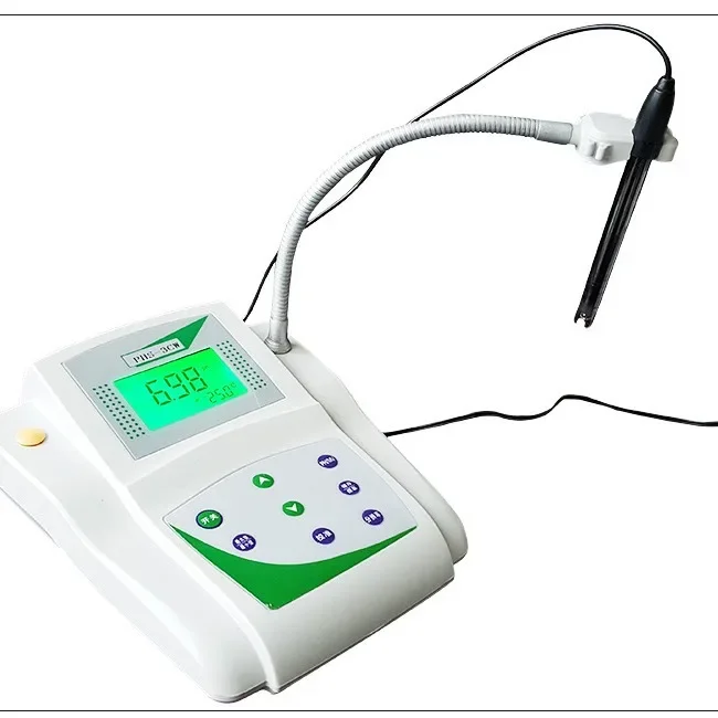 Laboratory Microcomputer Digital Acidity Meter Desktop PH Meter Solution Detector High Precision