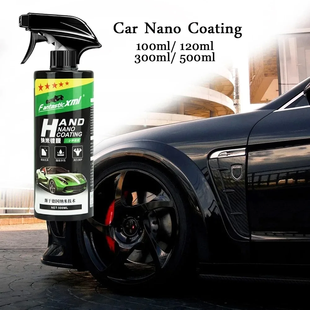 Revêtement de voiture en céramique Nano 500Ml, produits de détail automobile, vernis liquide en Spray, Film de cire, Kit de protection de soins de peinture, accessoires