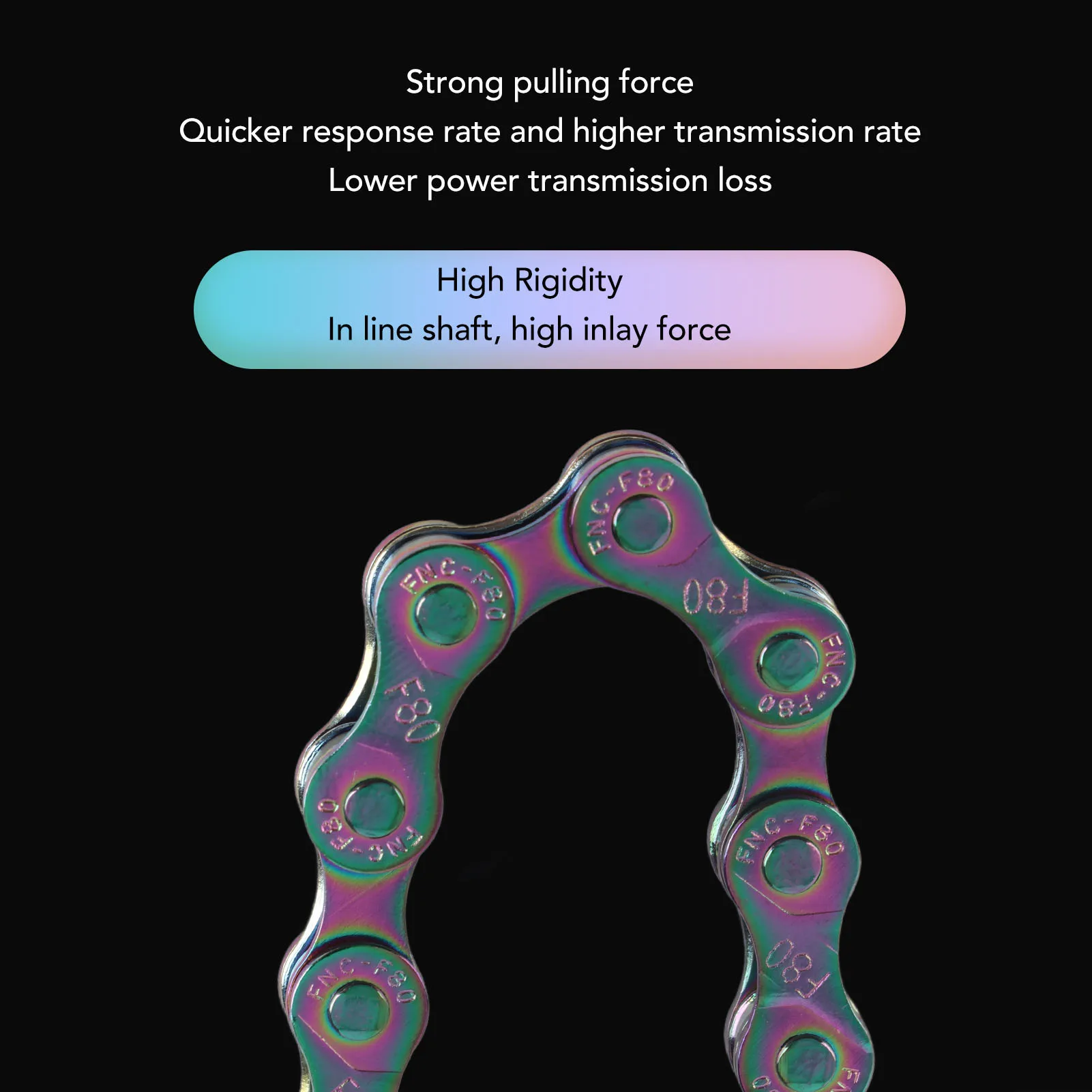 Bike Chain Rust Proof Sensitive Colorful Electroplating 6 7 8 Speed Chain for Road Mountain Bikes 8 Speed Bike Chain - view 3