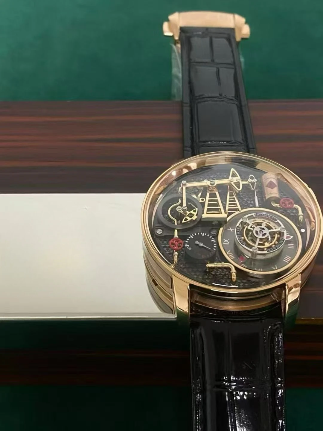 Oil Pump Watch Art Oil  Men's Watch Limited Edition High end Series Exquisite High quality Watch Sapphire Glass Free Shipping