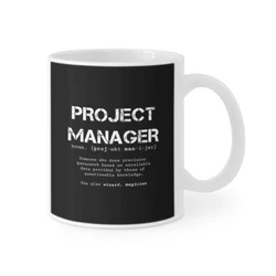 Funny Project Manager Dictionary Definition Gift Coffee Ceramics Coffee Mugs Tea Cup Milk Cups Gifts Drinkware Coffeeware