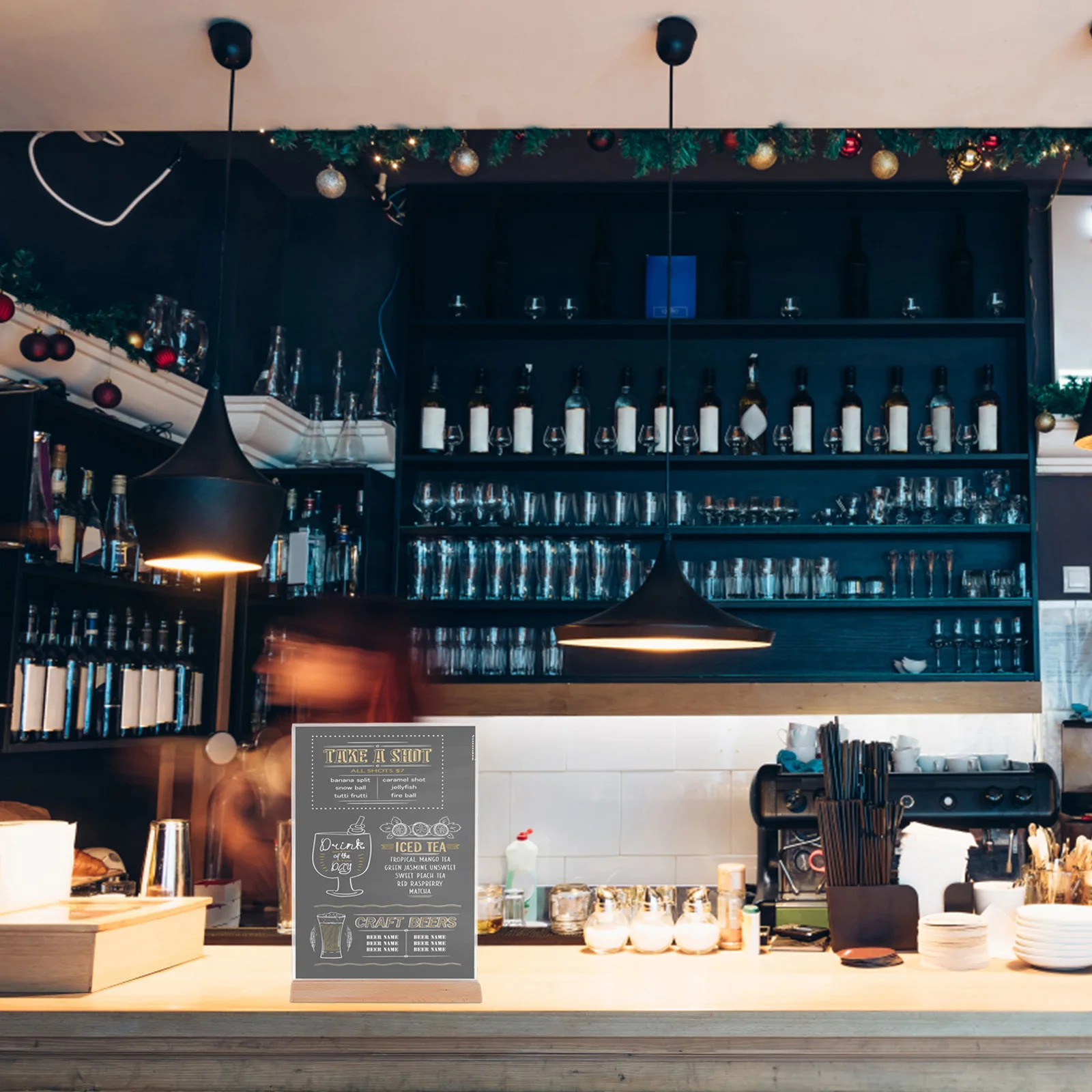 3 قطعة إطار صور شفاف عرض 12.18x8.25 بوصة قائمة قائمة قائمة قائمة فريد على شكل تصميم مكتب حامل تسجيل للمكتب