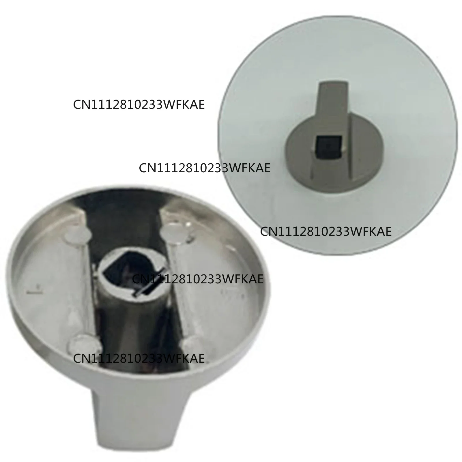 8PCS Metal Gas Range Knobs 6mm Shaft Rotary Cooktop Control Switch Durable Replacement for Kitchen Stove Easy to Clean