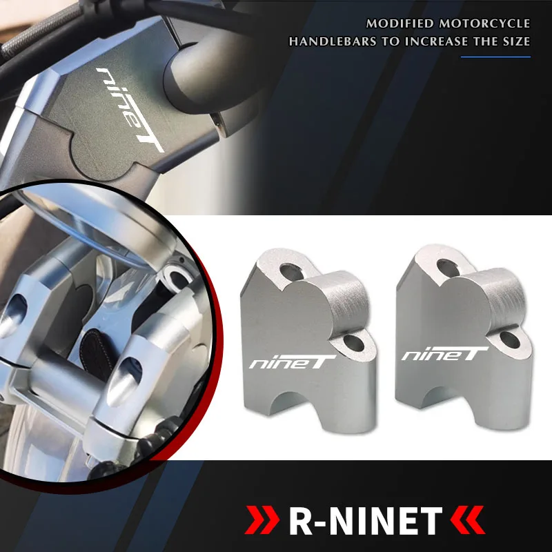 

Motorcycle Handlebar Riser Drag Handle Bar Clamp Extend Adapter For RNINET Rnine T R NINET Rninet R NINE T