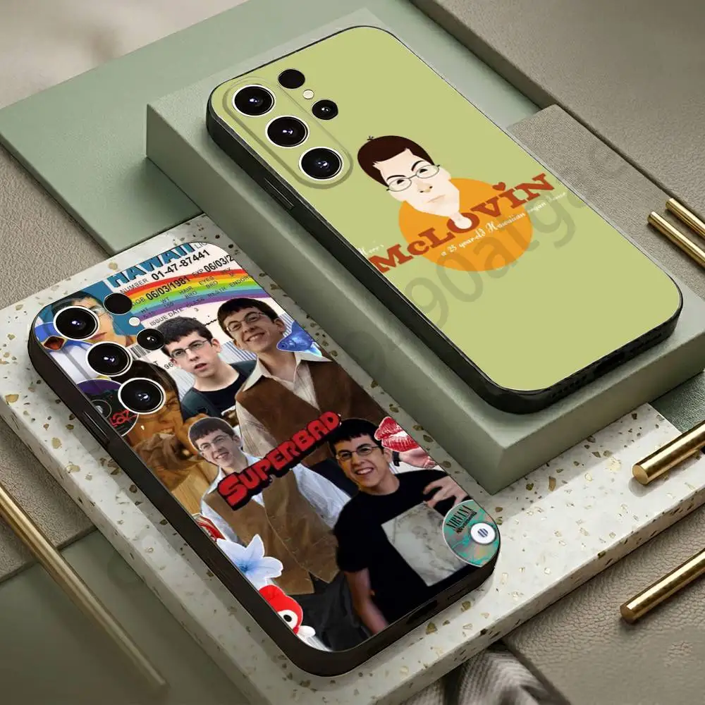 Mclovin Movie Superbad Phone Case For Samsung S20,21,22,23,24,25,26 plus,ultra Lite Black Silicone Cover