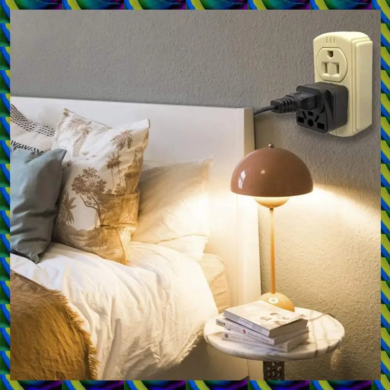 Daily 5X адаптер для вилки для путешествий в США, ЕС/Великобритании/Австралии/Внутренний/CN/JP/Asia/Италия/Бразилия в США (тип B), 3-контактная вилка стандарта США, преобразователь зарядного устройства, черный