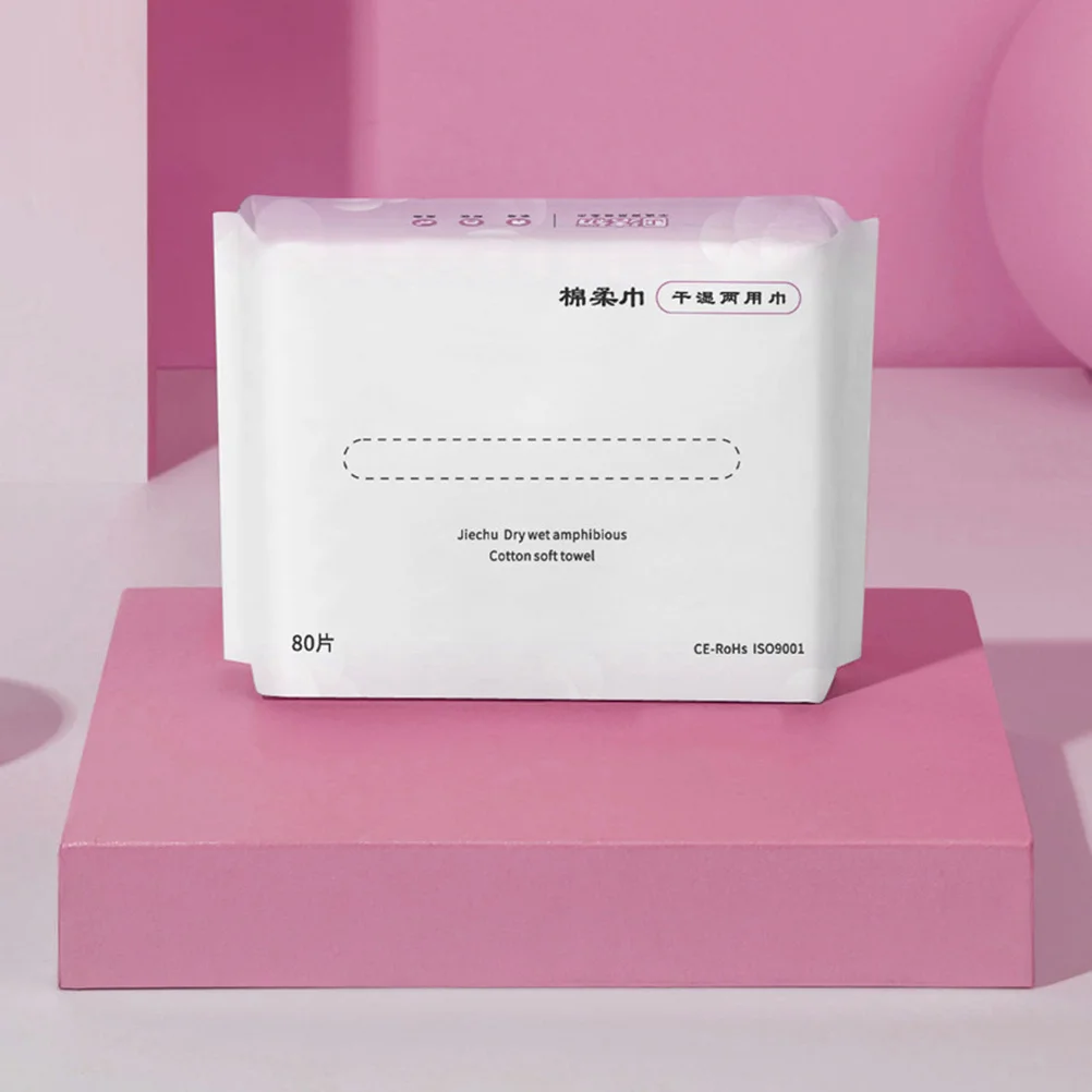 

1Pack Premium Quality Dry and Wet Cleansing Wipes Reusable Feel Disposable Towel for Facial Care Personal Hygiene Face Wipes