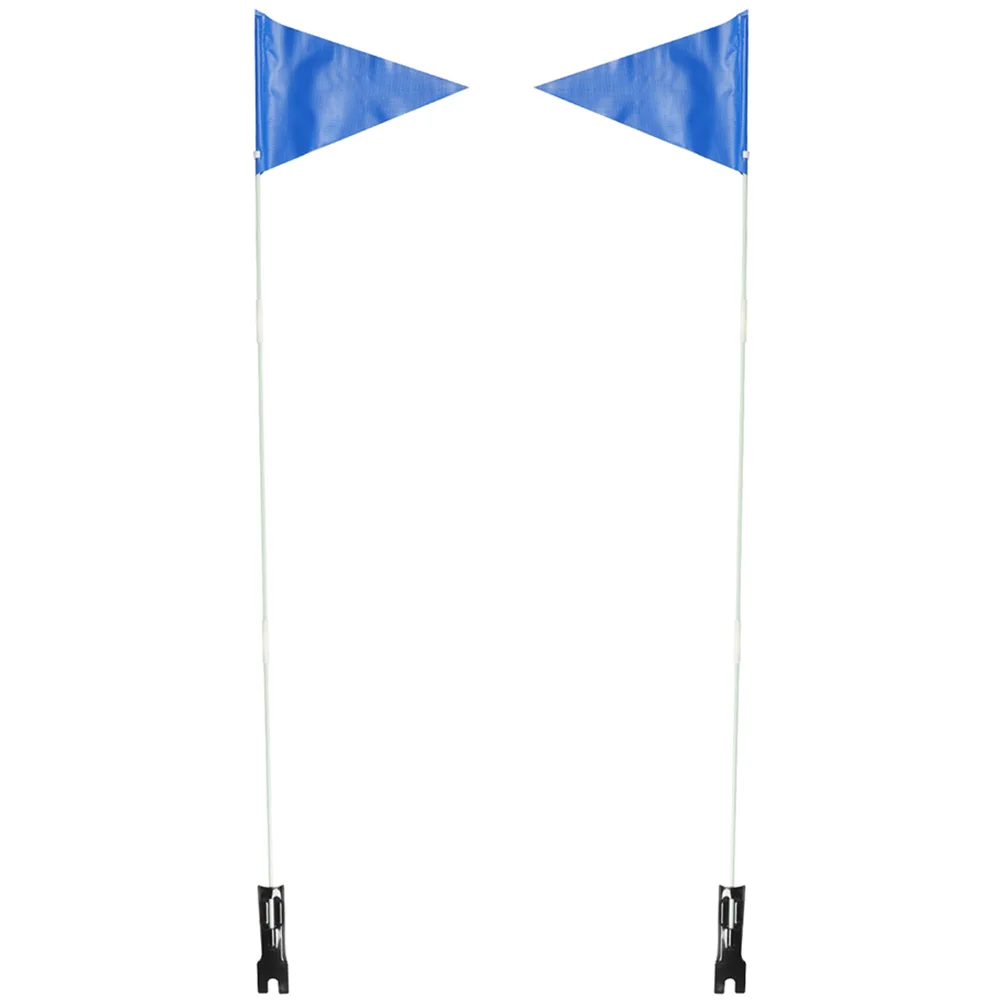 

Bicycle Logo Safety Flag Reflective 190cm Pole Blue Durable Polyester Bike Flags Marker Warning Signs Suitable Bikes Axles Racks