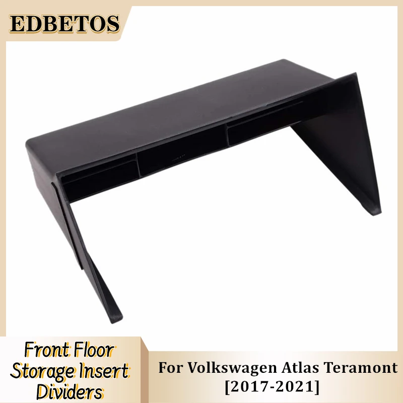 

1pc Car Armrest Storage Box Center Console Glove Tray Holder For Volkswagen VW Atlas Teramont 2018-2023 Armrest Storage Boxes