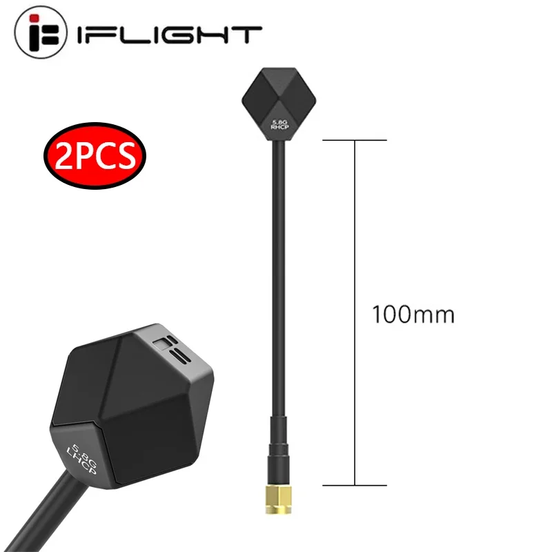 2PCS iFlight Albatross V2 5.8GHz LHCP RPSMA  RHCP SMA FPV Antenna 100mm for FPV RC Drone Parts