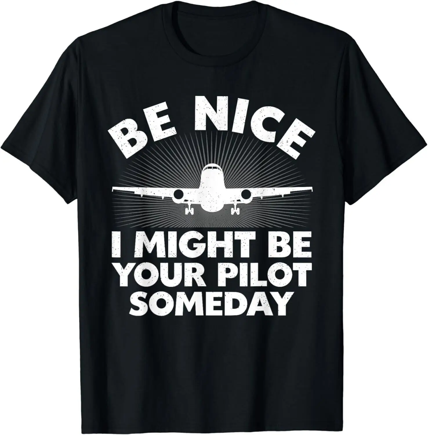 Funny Airline Pilot Art For Men Women Aviation Future Pilot Gift Unisex T-Shirt