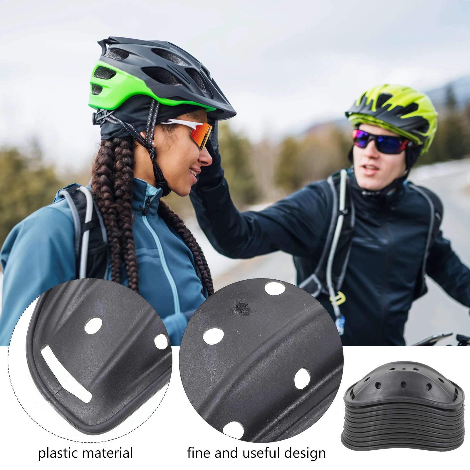 

10pcs Chin Guard Accessories Hard Hat Replacement Plastic Universal Portable Lightweight Safety Protection