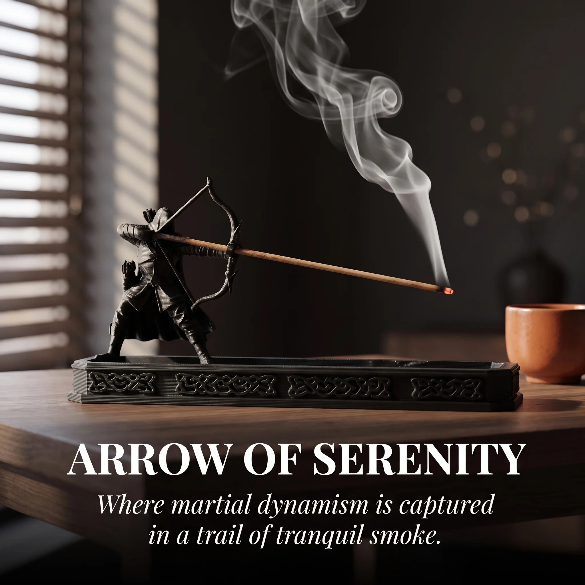 Incense Stick Holder - Retro Medieval Archer Incense Stick Holder