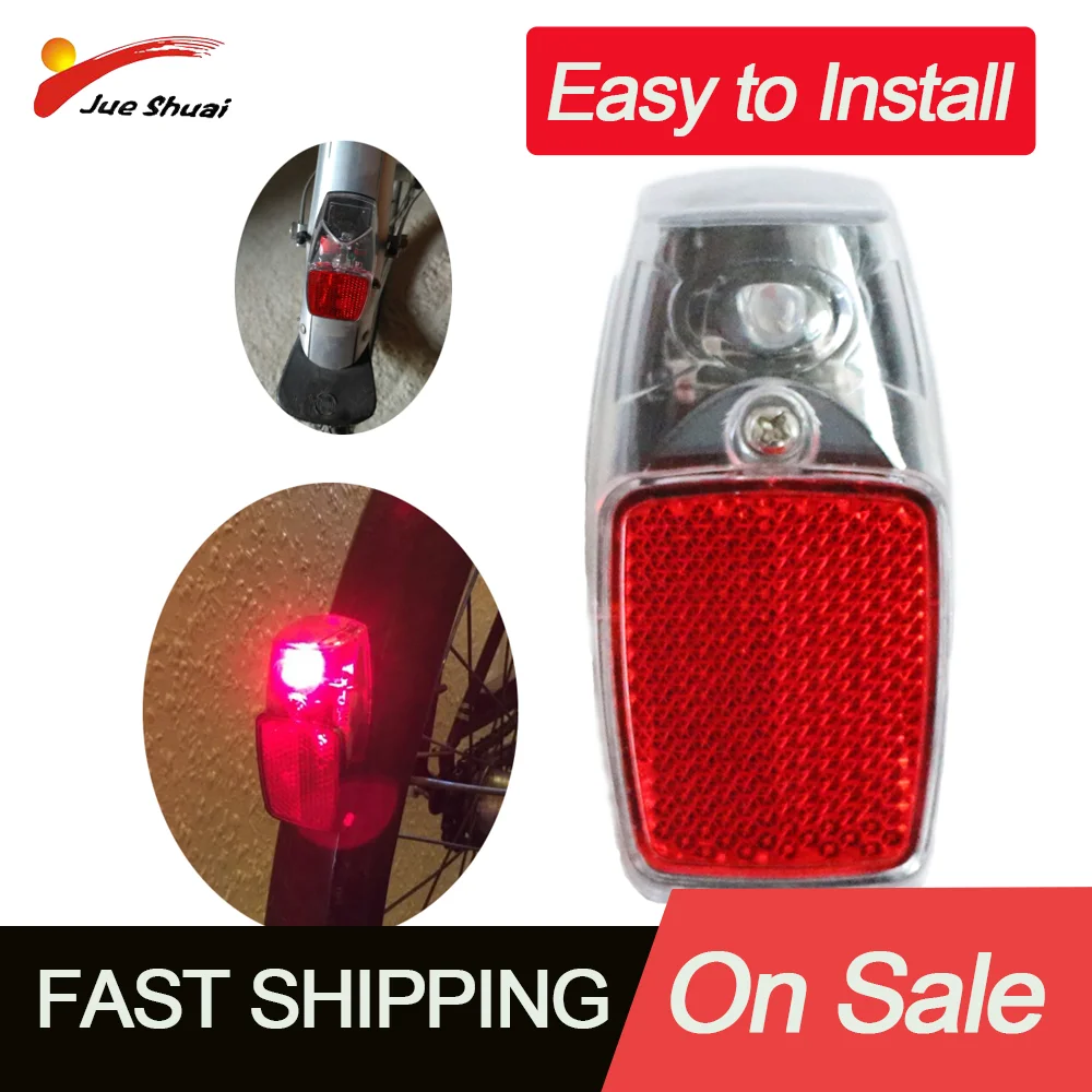 Bicycle Taillight 2*AAA Batteries MTB Bike Accessories for Safe Riding in Extreme Weather Rear Bike Lamp Up to 40-60 Hours