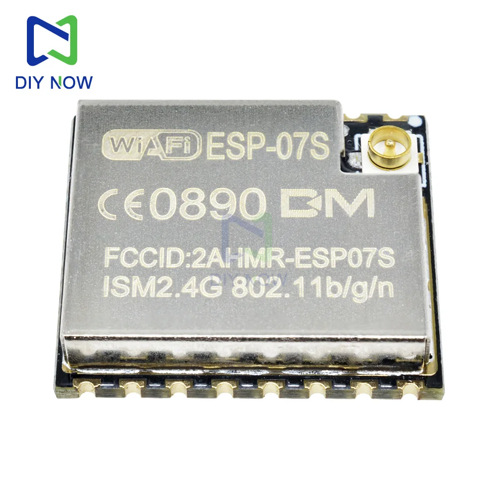 Tensão do módulo ESP8266 ESP-07S: GPIO/PWM 3,0-3,6V FCCID: 2AHMR-ESP07S ISM2.4G 802.11b/g/n