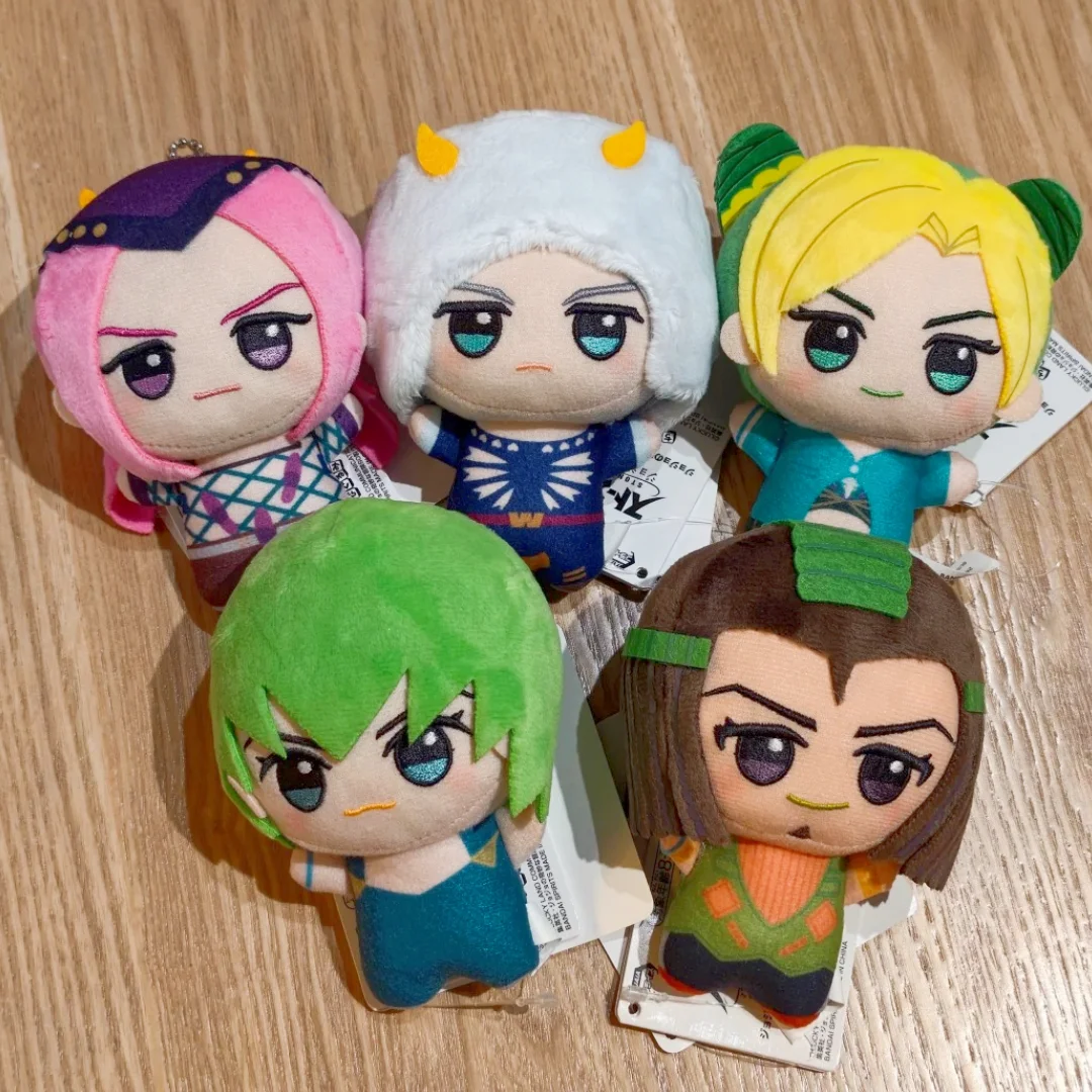 Banpresto Jojo Bizarre Adventure Stone Ocean Plush Keychain Cute Kujo Jolyne Soft Stuffed Pendant For Anime Fans