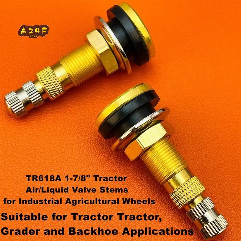 

A24F-TR618A Tire Valve Stems,Tubeless Air Liquid Tractor Valve Stems For Tubeless Tires, Industrial Agricultural Wheels