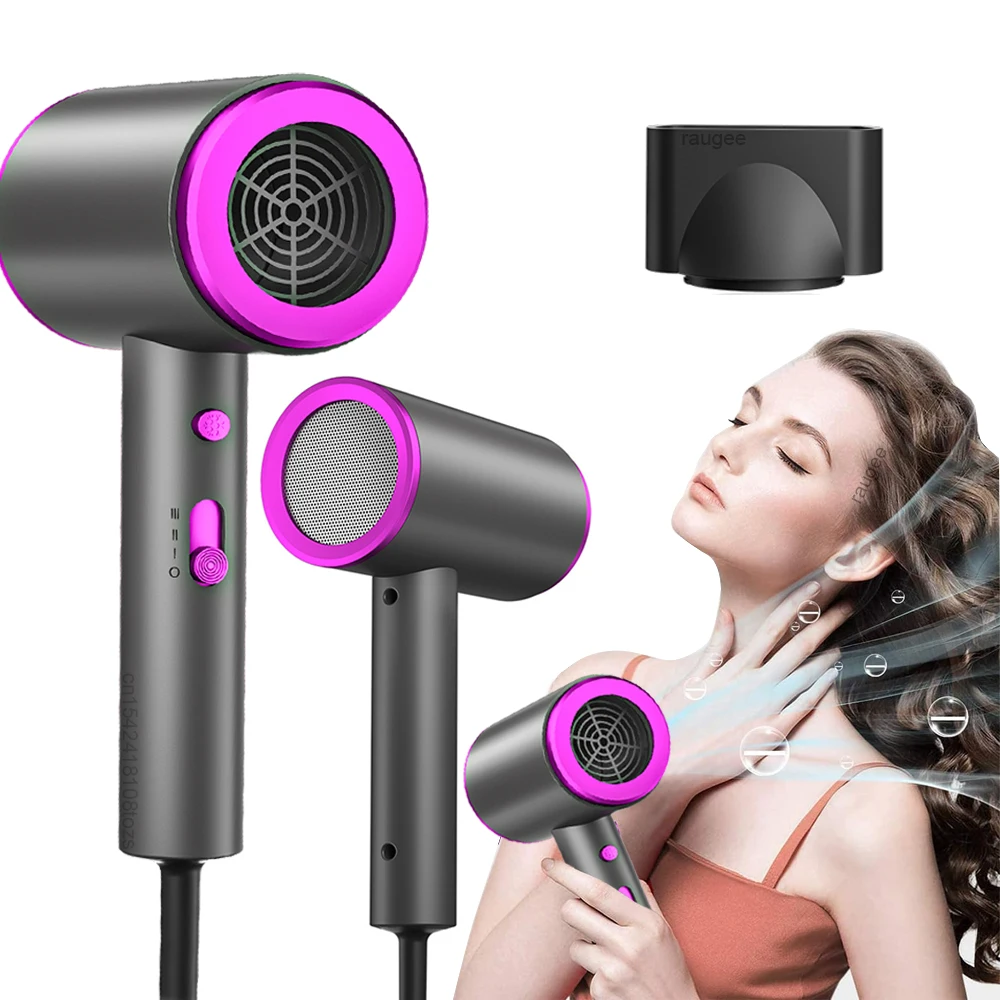 

Hair Dryer 1600W High Power Quick Drying Negative Ion Hair Blow Dryer Professional Lightweight for Home Travel Mini Hair Dryer