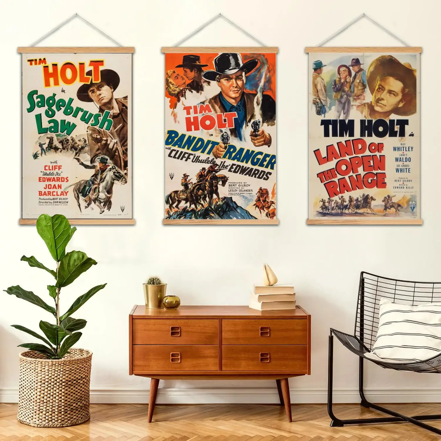 tim holt Framed Wall Painting Canvas Art Poster, Wall Art,  Modern Family, Bedroom Decor,Decorative painting