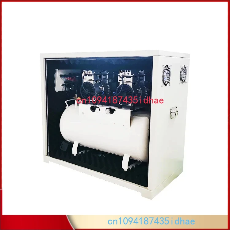 

de-tal Laboratory Portable de-tal Products oilless air compressor 1 for 4 unit 1680W 60L With Silent Box