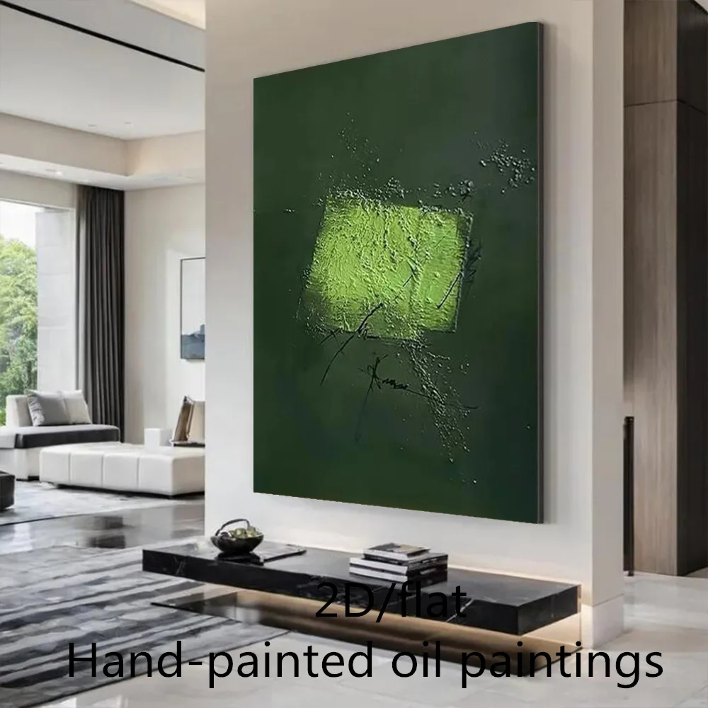 Large Thick Layer Mural Abstract Oil Painting 100% Handmade Texture Simple Wall Art Picture for Home Living Room Decor Image