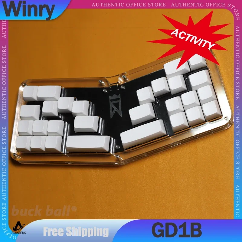 Winry GD1B Gamer Mechanical Keyboard Wired Mini Keyboard Hot Swapping Customization Keyboard For Windows/Macos/iOS/Android Gift