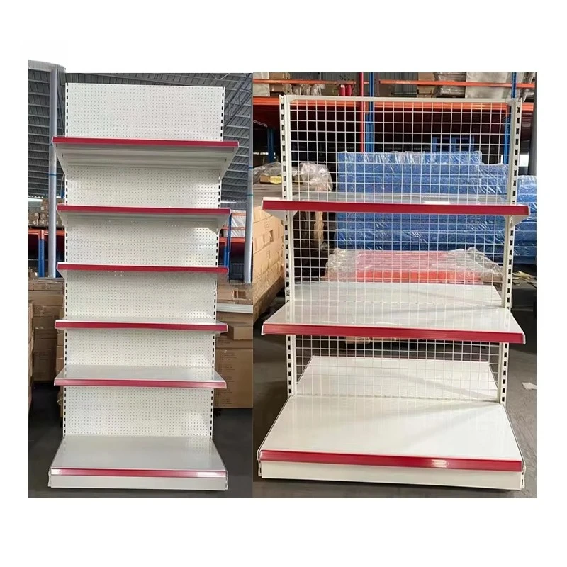 Retail Grocery Store Metal Display Supermarket Racks Shelves Shelf