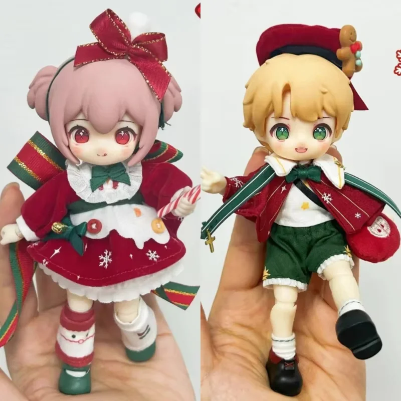 New Nagi Christmas Kindergarten Wish Party Series 1/12 Bjd Joints Can Be Moving Figures Kawaii Boys And Girls Desktop Collect