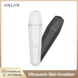 ANLAN Ultraschall-Hautwäscher Ion Tiefenreinigung 45 ℃   Heat EMS Facial Lifting Ultraschallreiniger Peeling Hautpflegegerät