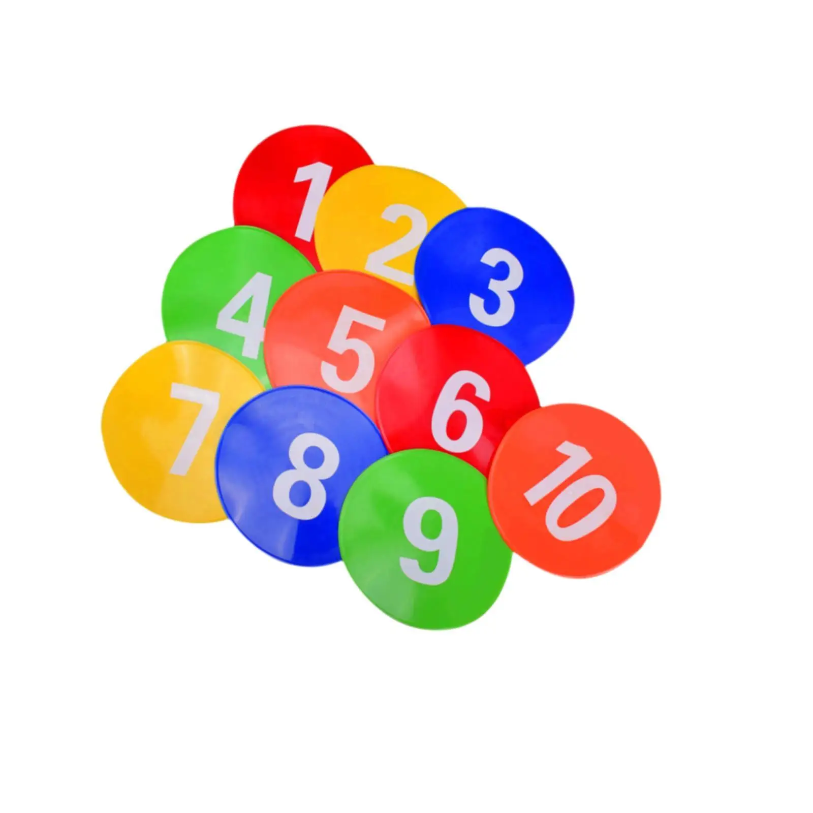 Training Spots Markers Soccer Training Equipment Flat Discs Flat Cones for Soccer Dance Practice Coaching Activities Basketball