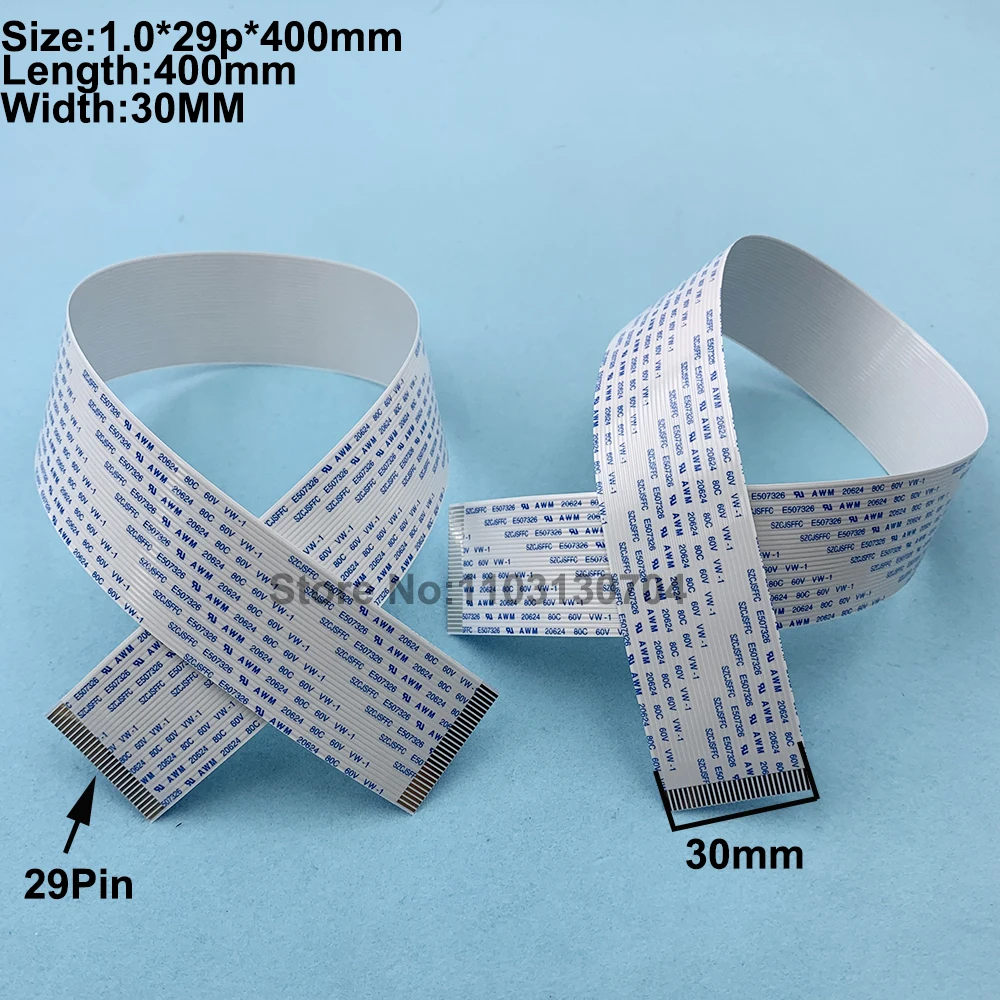 10PCS 29 Pin FFC Flex Flat Data Cable for Tx800 Xp600 Mutoh ValueJet 1624 1638 VJ1624 VJ1638 Printer 29Pin Dx7 Head Cable 29P