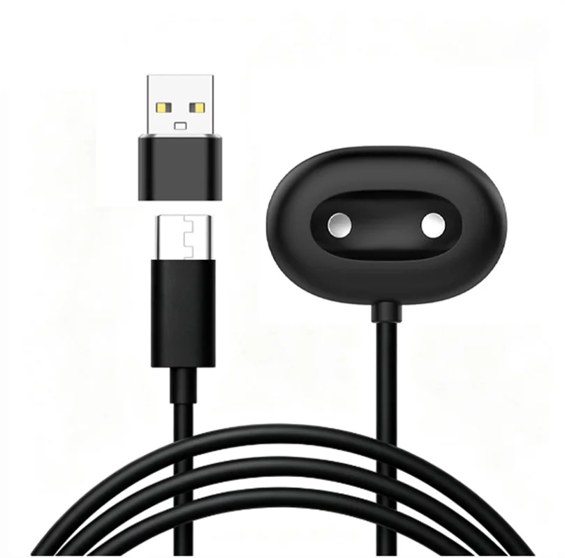 Magnetisches Ersatzladegerät für Google Pixel Watch 4, mit USB-A-Adapter.