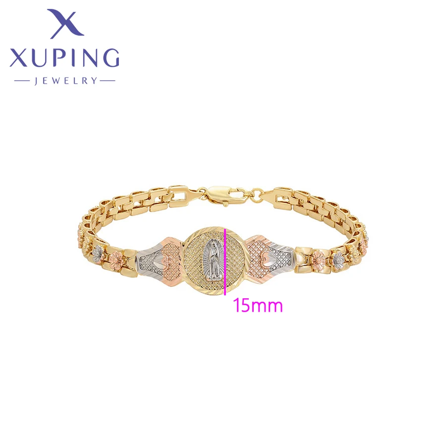 Xuping Jewelry New Arrival Fashion 20cm Multicolor Religion Bracelet for Women Ladies Birthday Gifts X000674735