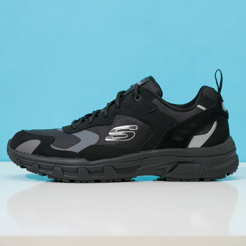 

Мужская обувь Skechers, городская уличная спортивная обувь, удобная повседневная обувь, увеличивающая рост обувь для папы на толстой подошве 894272-Bbk