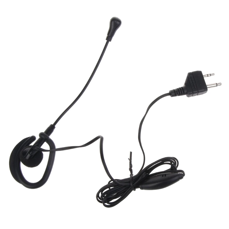 ABCD Security Earphones Transparent Two Way Radio Headset for Midland Walkie-Talkie