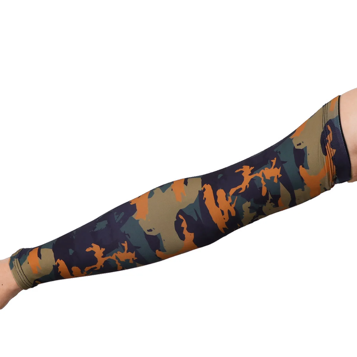 

Flexible Camouflage Arm Sleeves Uv Protection Sunscreen Cuff Elbow Guard Compression Shooter Sleeve Non Slip Breathable Pain