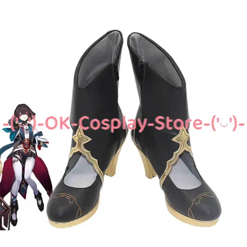 

Game Honkai Star Rail Xueyi Cosplay Shoes PU Leather Shoes Halloween Carnival Boots Cosplay Prop Custom Made