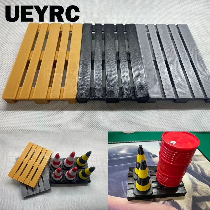 1:14th Scale Simulation Pallet Rack Model Forklift Pallet for Tamiya RC Truck SCANIA 770S VOLVO BENZ MAN TGX Car Accessories Toy