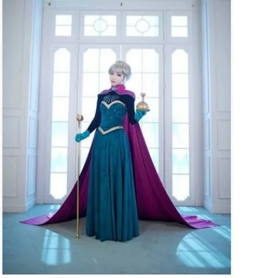 

Frozen Elsa Queen Coronation Dress For Adults And Children