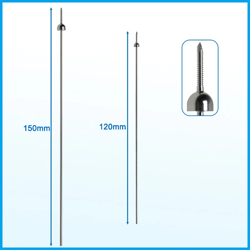 Orthopedic Surgical Threaded Pins Temporary Reduction-Plate Holding Ball Head Fixation Pin for Animal Surgery