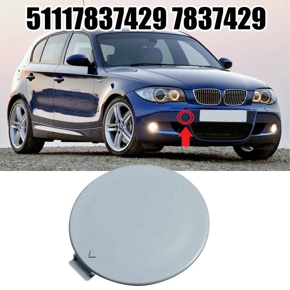 

1Pc Car Tow Hook Eye Cover Front Bumper Tow Hook Cap Bumpers Accessories For BMW E81 E87 1 SERIES 2004-2012 Bumpers Parts