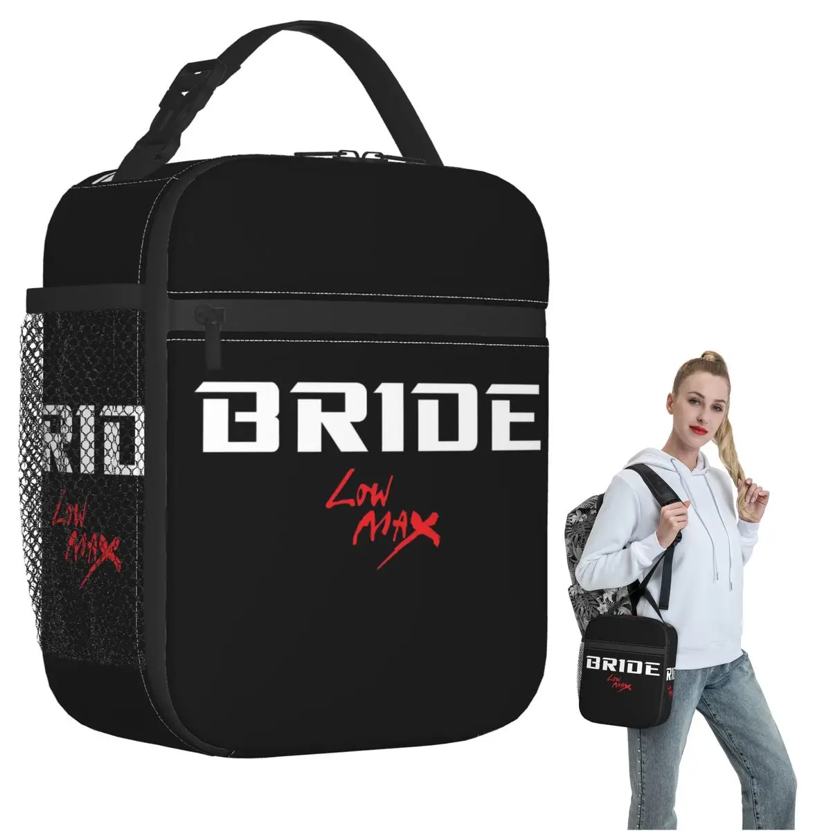 

Термосумка для обедов Bride Jdm Material для женщин и детей, герметичная, для еды, термосумка-тоут