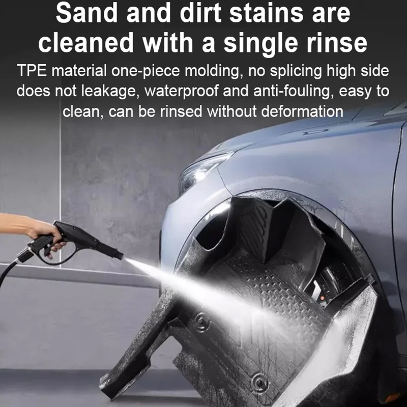 

For MG HS EHS MK2 2024 2025 2026 LHD Floor Tray Liner Anti-Dirt Pad TPE Waterproof Protective Carpet Interior Car Accessories