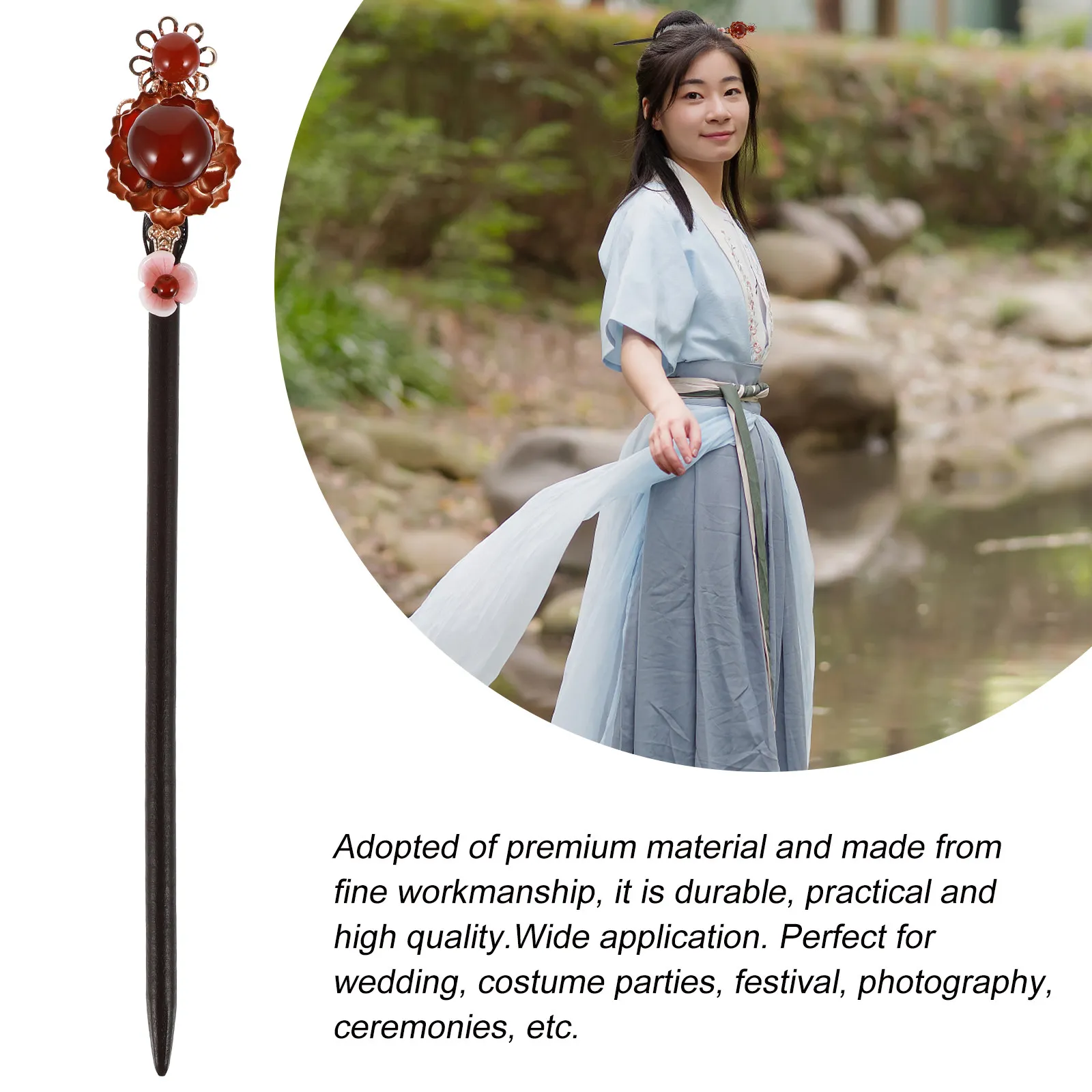 

1 шт. Классическая заколка для волос женская, винтажная, ретро, свадебный аксессуар, шпилька-вилка для прически, элегантный реквизит для вечеринок